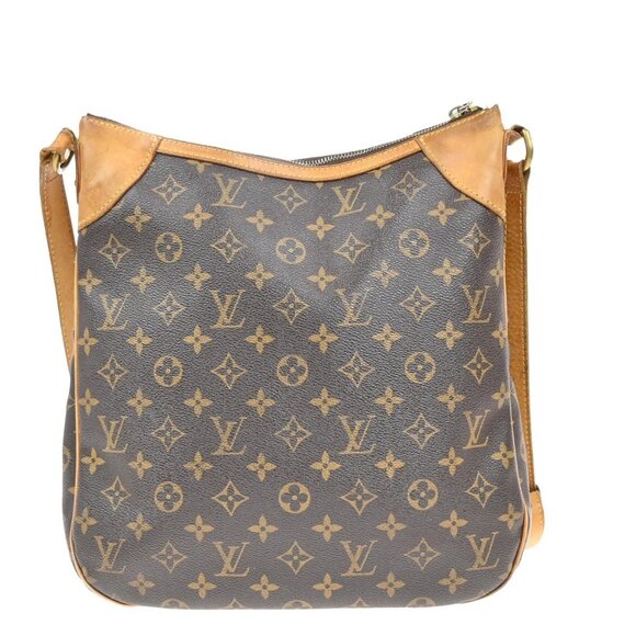 LOUIS VUITTON Odeon MM Shoulder Bag Monogram Leather Brown France M56389 83KB326 - Picture 3 of 16
